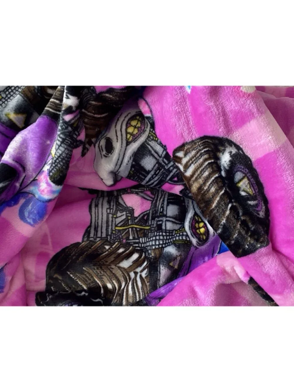 Monster Jam Sparkle Smash Super Soft Throw Blanket 50” X 70” Pink NEW